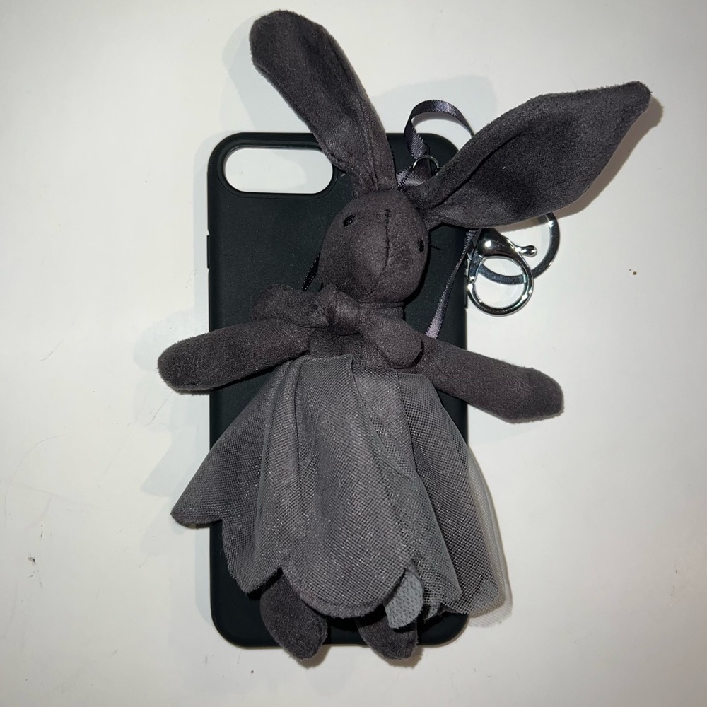 Goth Spooky Plush Bunny Case iPhone 7 plus 7plus Plushy
